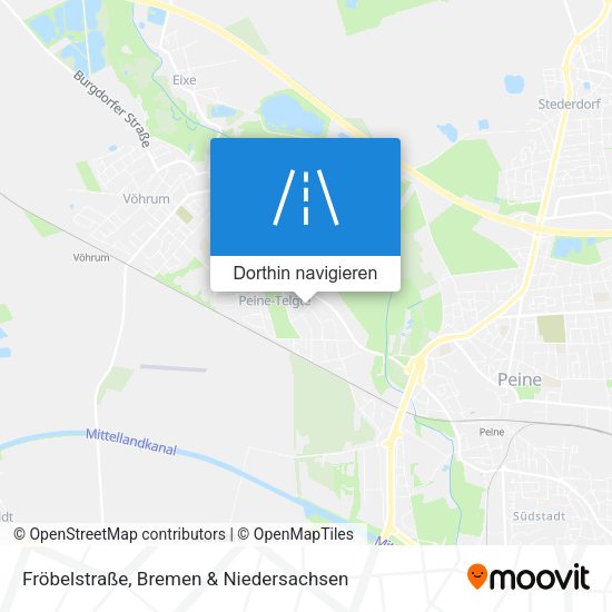 Fröbelstraße Karte