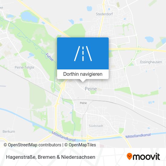 Hagenstraße Karte