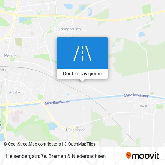 Heisenbergstraße Karte