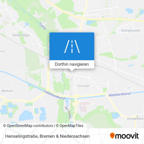 Henselingstraße Karte