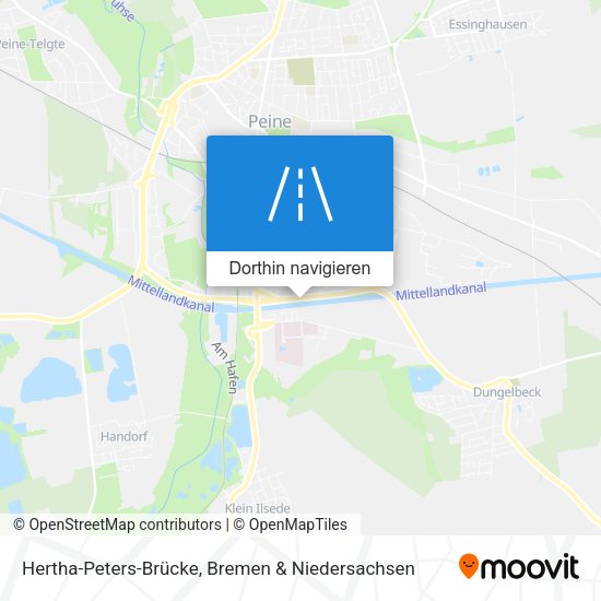 Hertha-Peters-Brücke Karte