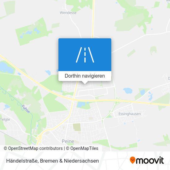 Händelstraße Karte