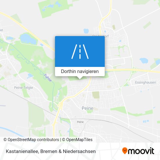 Kastanienallee Karte