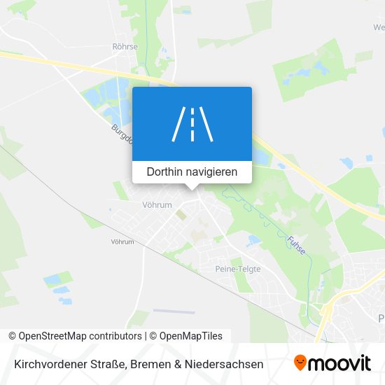 Kirchvordener Straße Karte