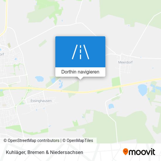 Kuhläger Karte