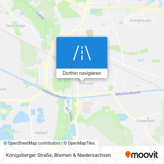 Königsberger Straße Karte
