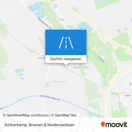 Kötherkamp Karte