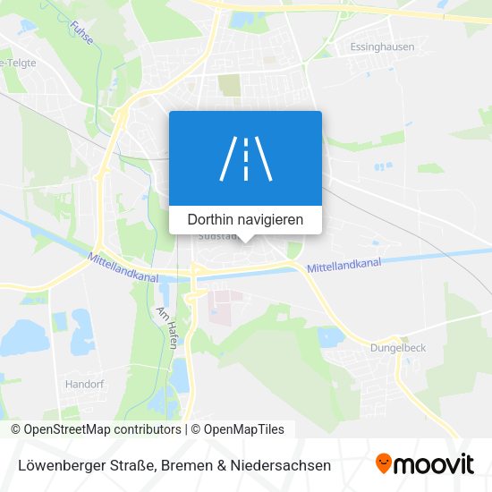 Löwenberger Straße Karte