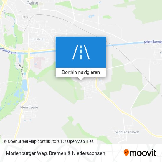 Marienburger Weg Karte