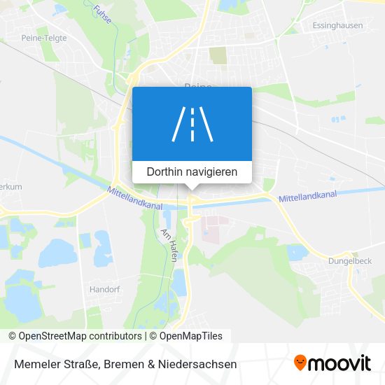 Memeler Straße Karte
