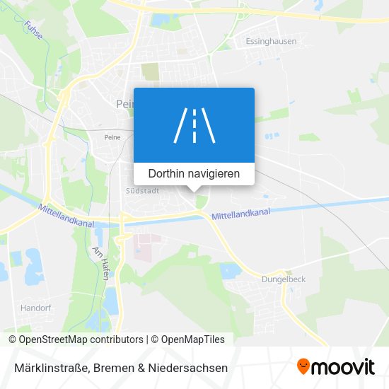 Märklinstraße Karte