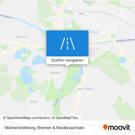 Mühlenstahlweg Karte