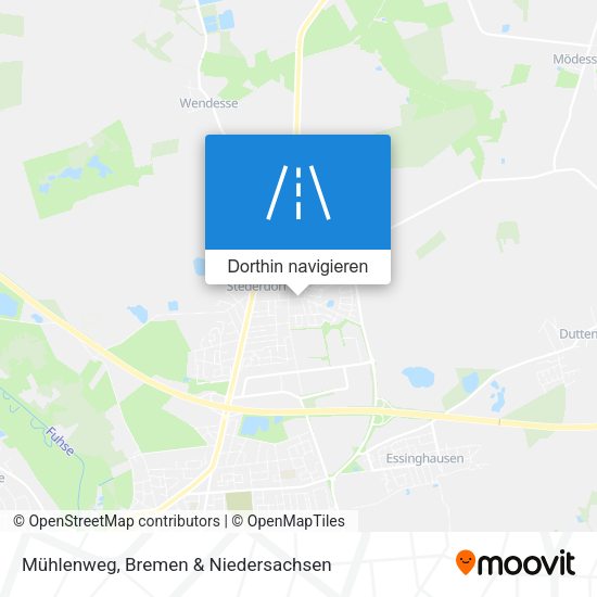 Mühlenweg Karte