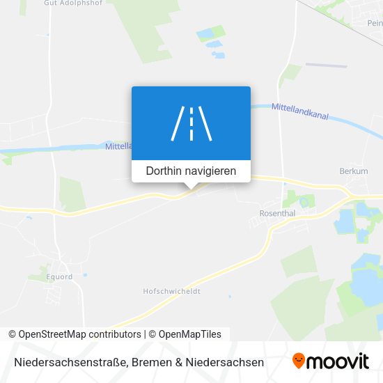 Niedersachsenstraße Karte
