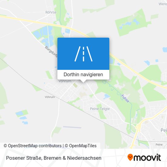 Posener Straße Karte