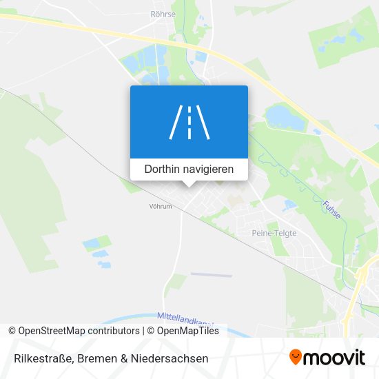 Rilkestraße Karte