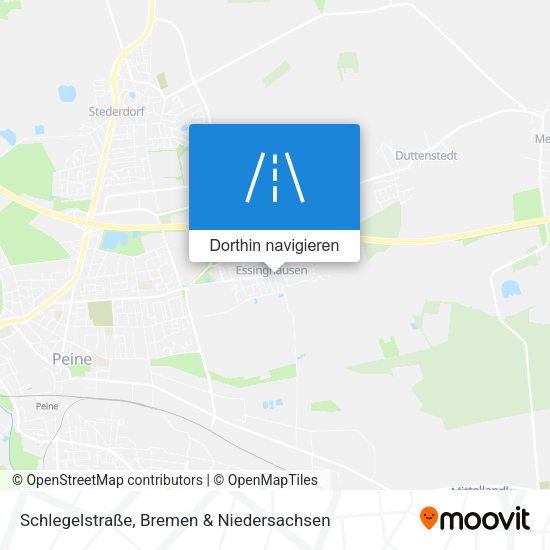 Schlegelstraße Karte