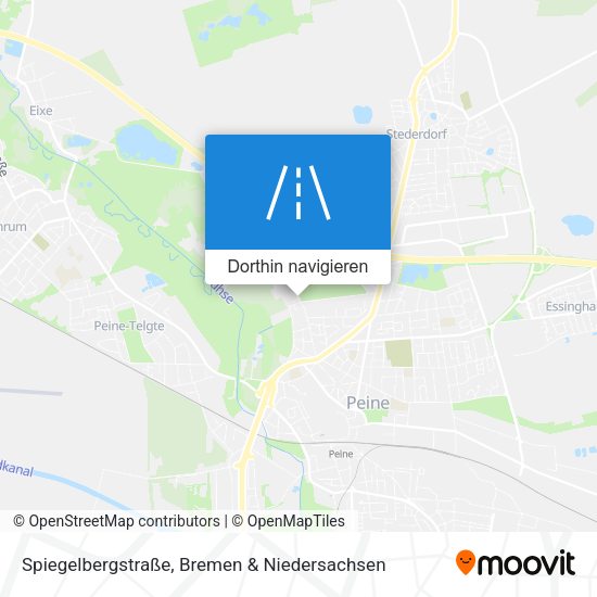 Spiegelbergstraße Karte