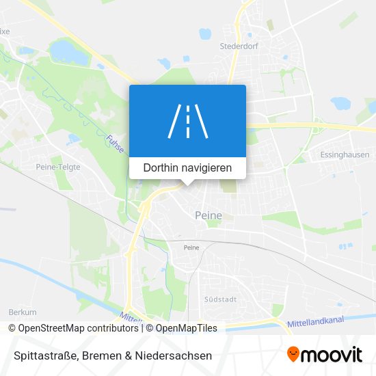 Spittastraße Karte