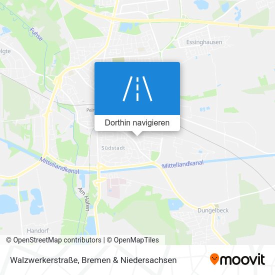 Walzwerkerstraße Karte