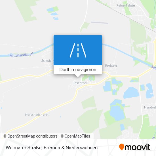 Weimarer Straße Karte