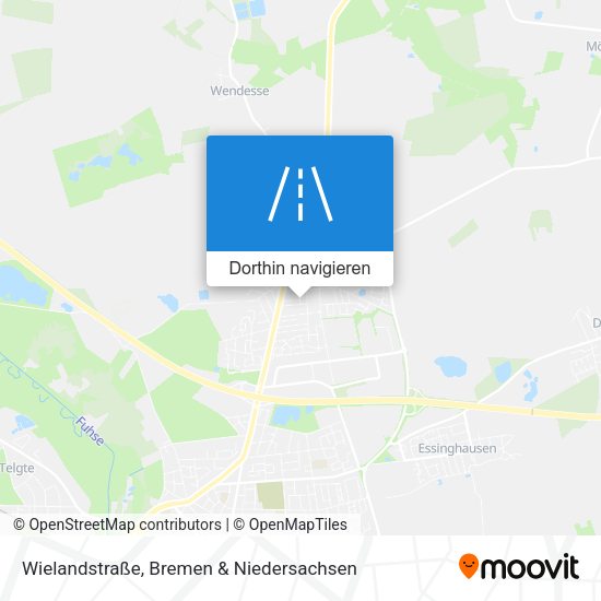 Wielandstraße Karte