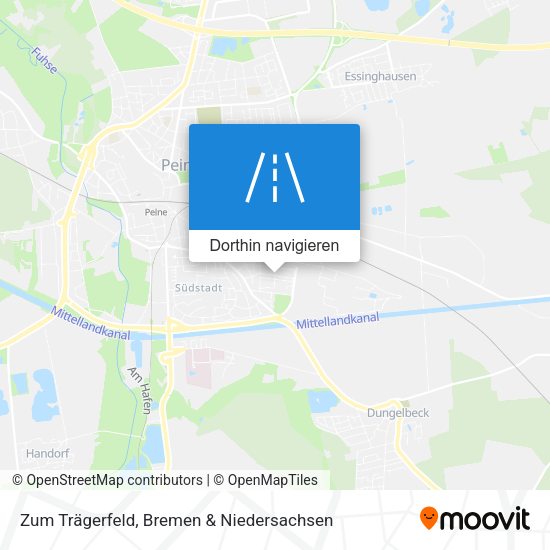 Zum Trägerfeld Karte