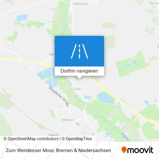 Zum Wendesser Moor Karte