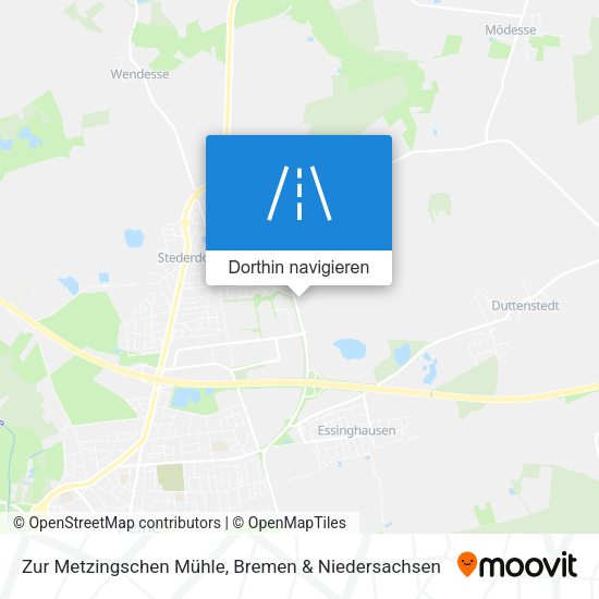 Zur Metzingschen Mühle Karte