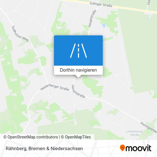 Rähnberg Karte