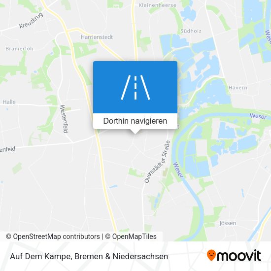 Auf Dem Kampe Karte