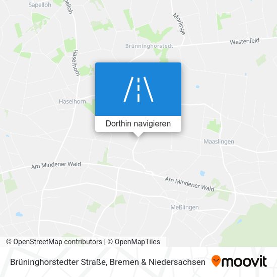Brüninghorstedter Straße Karte