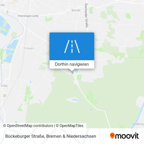 Bückeburger Straße Karte