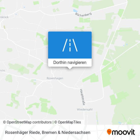 Rosenhäger Riede Karte