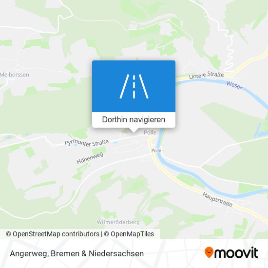 Angerweg Karte