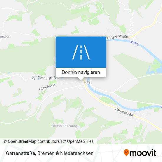 Gartenstraße Karte