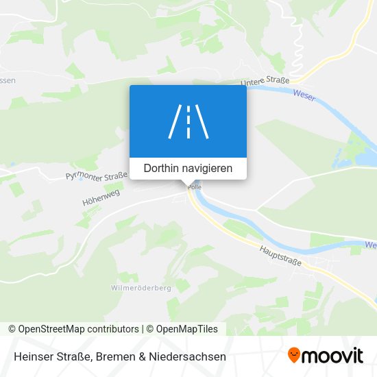 Heinser Straße Karte