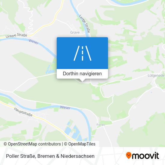 Poller Straße Karte