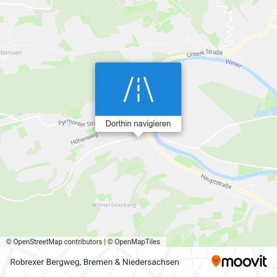 Robrexer Bergweg Karte