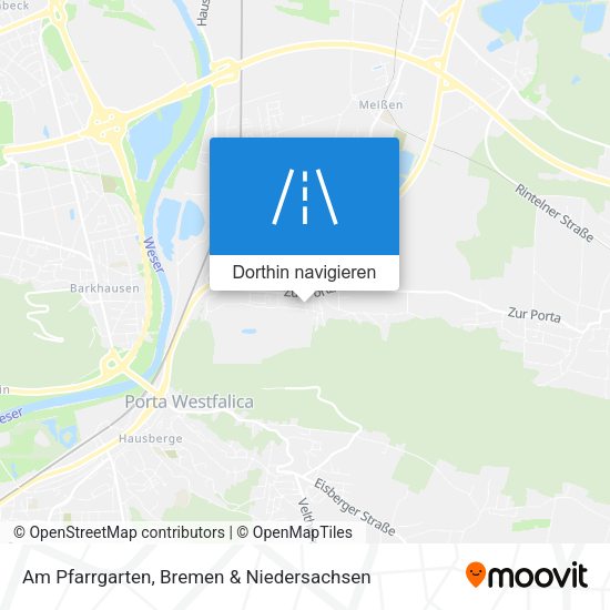 Am Pfarrgarten Karte