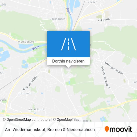 Am Wiedemannskopf Karte