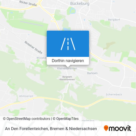 An Den Forellenteichen Karte