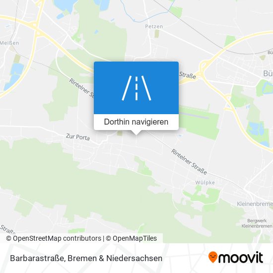 Barbarastraße Karte