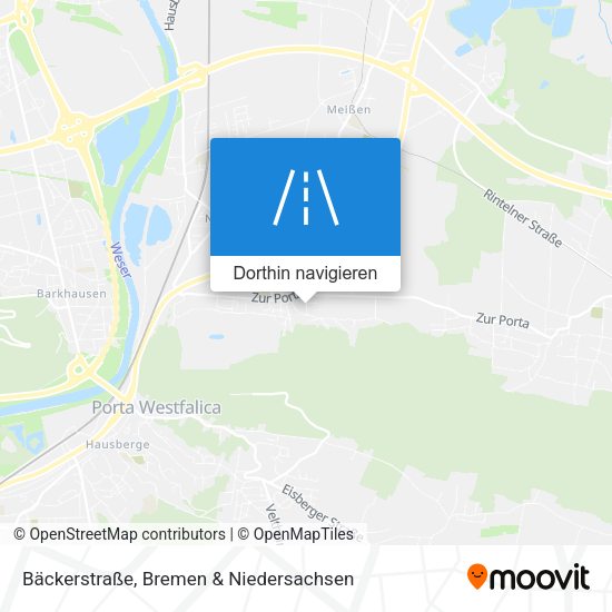 Bäckerstraße Karte