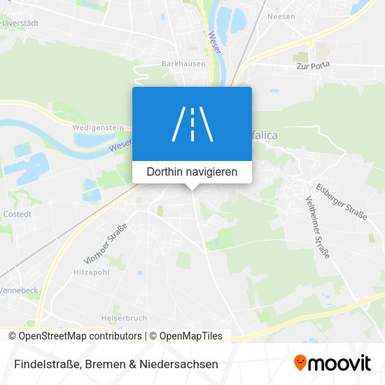 Findelstraße Karte