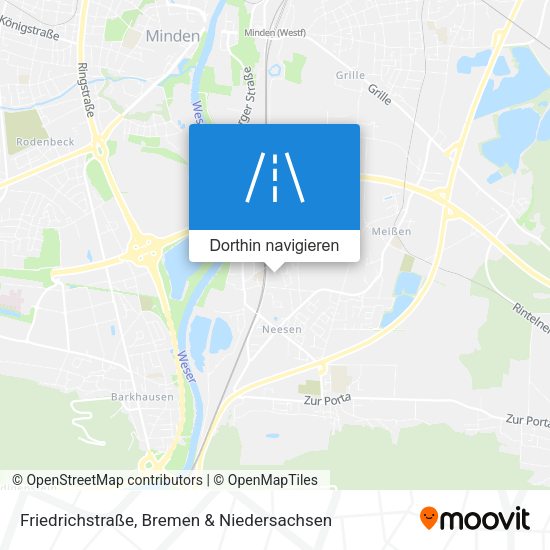 Friedrichstraße Karte