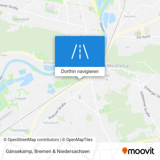 Gänsekamp Karte