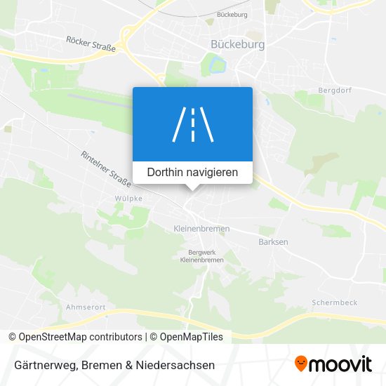 Gärtnerweg Karte