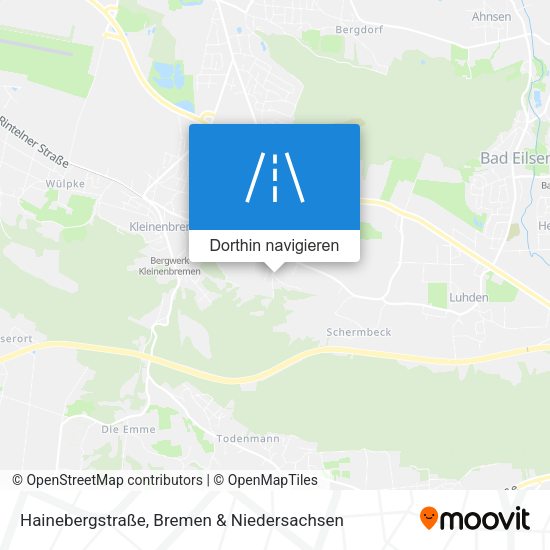 Hainebergstraße Karte