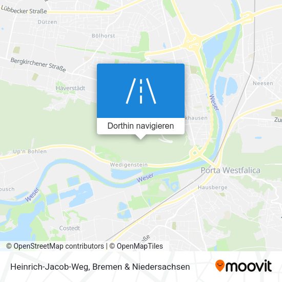 Heinrich-Jacob-Weg Karte